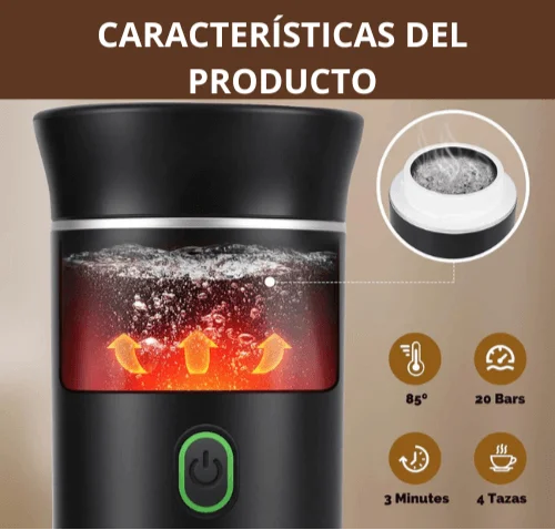Cafetera Portatil 3 en 1